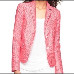 NWT Gap Neon Coral Academy Blazer